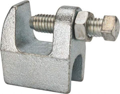 Empire - 3/4" Max Flange Thickness, 1/2" Rod Top Beam Clamp - 470 Lb Capacity, Ductile Iron - A1 Tooling