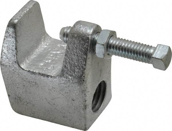 Empire - 3/4" Max Flange Thickness, 3/4" Rod Top Beam Clamp - 700 Lb Capacity, Ductile Iron - A1 Tooling