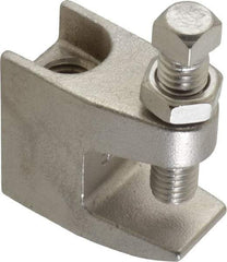 Empire - 3/4" Max Flange Thickness, 1/2" Rod Top Beam Clamp - 470 Lb Capacity, 304 Stainless Steel - A1 Tooling