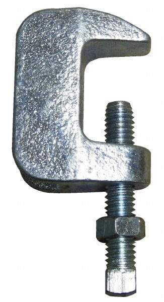 Empire - 1-1/4" Max Flange Thickness, 3/4" Rod Wide Jaw Top Beam Clamp - 900 Lb Capacity, Ductile Iron - A1 Tooling