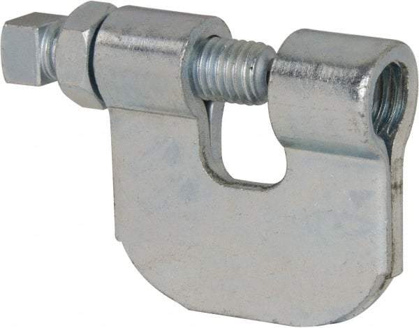 Empire - 3/4" Max Flange Thickness, 5/8" Rod C-Clamp with Locknut - 550 Lb Capacity, Carbon Steel - A1 Tooling