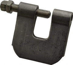 Empire - 3/4" Max Flange Thickness, 3/8" Rod C-Clamp with Locknut - 400 Lb Capacity, 304 Stainless Steel - A1 Tooling