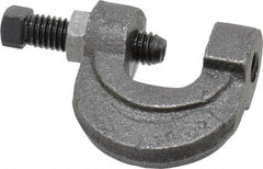 Empire - 3/4" Max Flange Thickness, 3/8" Rod C-Clamp with Locknut - 400 Lb Capacity, Ductile Iron - A1 Tooling