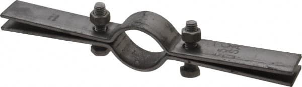 Empire - 1-1/4" Pipe, Riser Clamp - Black, 250 Lb Capacity, Carbon Steel - A1 Tooling