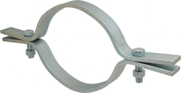 Empire - 8" Pipe, Electro Galvanized Riser Clamp - 2,500 Lb Capacity, Carbon Steel - A1 Tooling