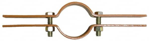 Empire - 4" Pipe, Copper Plated Riser Clamp - 750 Lb Capacity, Carbon Steel - A1 Tooling