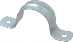 Empire - 1-1/2 Pipe, Carbon Steel, Galvanized Pipe, Conduit or Tube Strap - 2 Mounting Holes - A1 Tooling