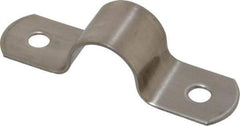 Empire - 1/2 Pipe, Grade 304 Stainless Steel, Pipe, Conduit or Tube Strap - 2 Mounting Holes - A1 Tooling