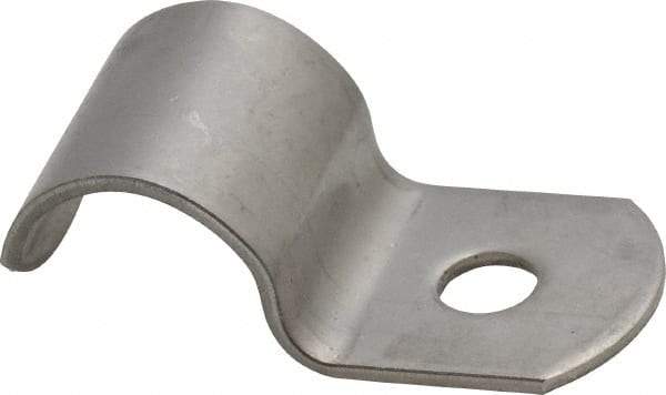 Empire - 3/8" Pipe, Grade 304 Stainless Steel," Pipe or Conduit Strap - 1 Mounting Hole - A1 Tooling