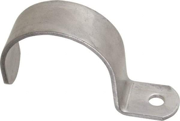 Empire - 2" Pipe, Grade 304 Stainless Steel," Pipe or Conduit Strap - 1 Mounting Hole - A1 Tooling