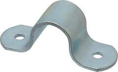 Empire - 3/4 Pipe, Carbon Steel, Electro Galvanized Pipe or Tube Strap - 2 Mounting Holes - A1 Tooling