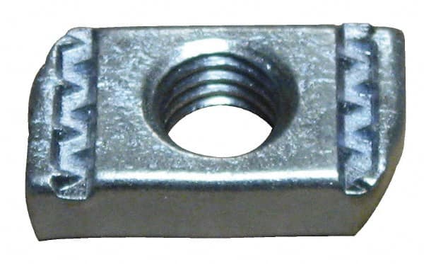 Empire - 3/4" Rod, Electro Galvanized Carbon Steel Strut Nut - Used for Attaching Hanger Rod or Other Accessories to Strut - A1 Tooling