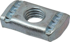 Empire - 1/2" Rod, Electro Galvanized Carbon Steel Strut Nut - Used for Attaching Hanger Rod or Other Accessories to Strut - A1 Tooling