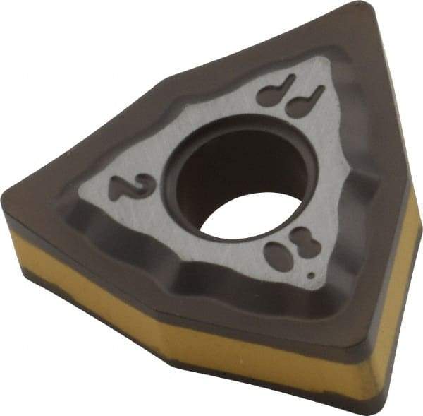 Iscar - WNMG432 PP Grade IC8250 Carbide Turning Insert - TiCN/Al2O3/TiN Finish, 80° Trigon, 1/2" Inscr Circle, 3/16" Thick, 1/32" Corner Radius - A1 Tooling