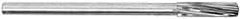 Hertel - 7/32" Solid Carbide 4 Flute Chucking Reamer - Spiral Flute, Straight Shank, 1" Flute Length, 3" OAL - A1 Tooling