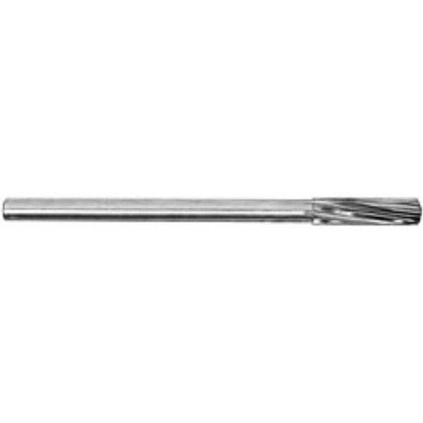 Chucking Reamer: 15/16″ Dia, 10″ OAL, 2-5/8″ Flute Length, Straight Shank, High Speed Steel 10 Flute, RH