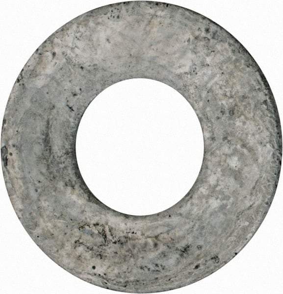 Value Collection - 1-1/8" Screw, Grade 2 Steel USS Flat Washer - 1.243" ID x 2.78" OD, 0.192" Thick, Galvanized Finish - A1 Tooling