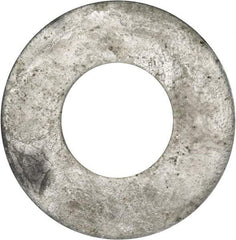 Value Collection - 1-1/4" Screw, Grade 2 Steel USS Flat Washer - 1.368" ID x 3.03" OD, 0.192" Thick, Galvanized Finish - A1 Tooling