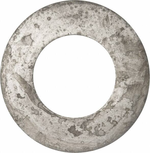 Value Collection - 2-1/2" Screw, Grade 2 Steel USS Flat Washer - 2.615" ID x 5.045" OD, 0.28" Thick, Galvanized Finish - A1 Tooling