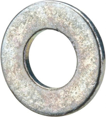 Value Collection - #5 Screw, Grade 2 Steel SAE Flat Washer - 9/64" ID x 9/32" OD, 0.03" Thick, Zinc-Plated Finish - A1 Tooling