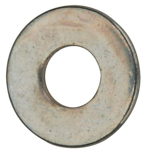 Value Collection - #2 Screw, Grade 2 Steel SAE Flat Washer - 3/32" ID x 7/32" OD, 0.021" Thick, Zinc-Plated Finish - A1 Tooling