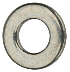 Value Collection - #5 Screw, Grade 2 Steel SAE Flat Washer - 9/64" ID x 9/32" OD, 0.03" Thick, Zinc-Plated Finish - A1 Tooling