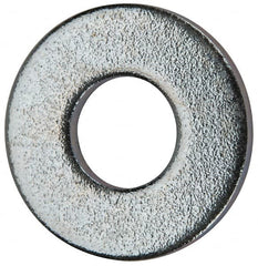 Value Collection - #10 Screw, Grade 2 Steel SAE Flat Washer - 7/32" ID x 1/2" OD, 0.065" Thick, Zinc-Plated Finish - A1 Tooling