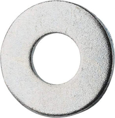 Value Collection - #12 Screw, Grade 2 Steel SAE Flat Washer - 1/4" ID x 9/16" OD, 0.08" Thick, Zinc-Plated Finish - A1 Tooling