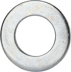 Value Collection - 1-1/8" Screw, Grade 2 Steel SAE Flat Washer - 1-3/16" ID x 2-1/4" OD, 0.16" Thick, Zinc-Plated Finish - A1 Tooling