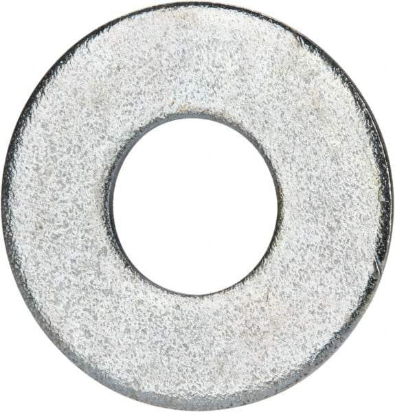 Value Collection - 9/16" Screw, Grade 2 Steel USS Flat Washer - 0.62" ID x 1.499" OD, 0.132" Thick, Zinc-Plated Finish - A1 Tooling