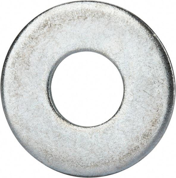 Value Collection - 7/8" Screw, Grade 2 Steel USS Flat Washer - 0.931" ID x 2.28" OD, 0.192" Thick, Zinc-Plated Finish - A1 Tooling