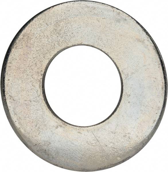 Value Collection - 1-1/2" Screw, Grade 2 Steel USS Flat Washer - 1.615" ID x 3.545" OD, 0.213" Thick, Zinc-Plated Finish - A1 Tooling