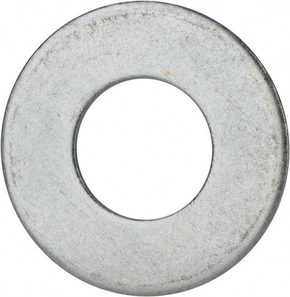 Value Collection - 1-3/4" Screw, Grade 2 Steel USS Flat Washer - 1.865" ID x 4.045" OD, 0.213" Thick, Zinc-Plated Finish - A1 Tooling