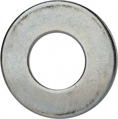 Value Collection - 2" Screw, Grade 2 Steel USS Flat Washer - 2.115" ID x 4.545" OD, 0.213" Thick, Zinc-Plated Finish - A1 Tooling