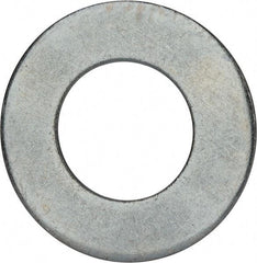 Value Collection - 2-1/2" Screw, Grade 2 Steel USS Flat Washer - 2.615" ID x 5.045" OD, 0.28" Thick, Zinc-Plated Finish - A1 Tooling