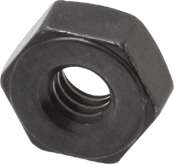 Value Collection - 1/4-20 UNC Steel Right Hand Heavy Hex Nut - 1/2" Across Flats, 15/64" High, Uncoated, 2B Class of Fit - A1 Tooling