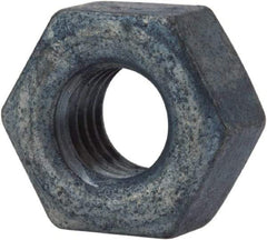 Value Collection - 3/8-16 UNC Steel Right Hand Heavy Hex Nut - 11/16" Across Flats, 23/64" High, Galvanized Finish - A1 Tooling