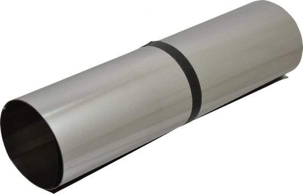 Made in USA - 1 Piece, 100 Inch Long x 12 Inch Wide x 0.002 Inch Thick, Roll Shim Stock - Stainless Steel - A1 Tooling