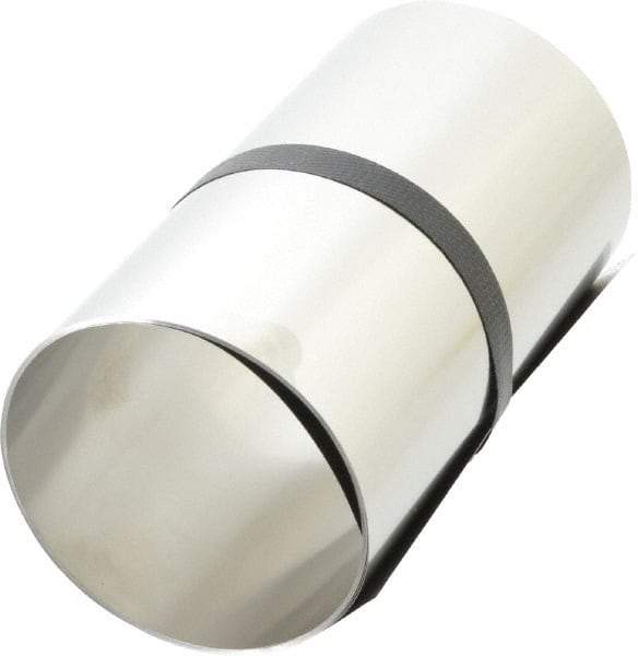 Made in USA - 1 Piece, 100 Inch Long x 6 Inch Wide x 0.005 Inch Thick, Roll Shim Stock - Stainless Steel - A1 Tooling