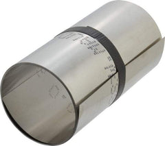 Made in USA - 1 Piece, 100 Inch Long x 6 Inch Wide x 0.007 Inch Thick, Roll Shim Stock - Stainless Steel - A1 Tooling