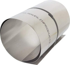 Made in USA - 1 Piece, 100 Inch Long x 12 Inch Wide x 0.02 Inch Thick, Roll Shim Stock - Stainless Steel - A1 Tooling