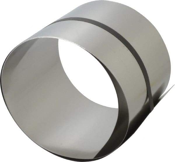 Made in USA - 1 Piece, 50 Inch Long x 6 Inch Wide x 0.02 Inch Thick, Roll Shim Stock - Stainless Steel - A1 Tooling