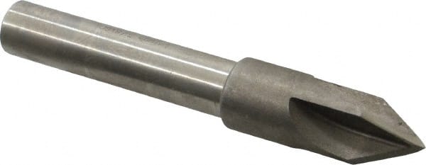 Keo - 5/8" Head Diam, 1/2" Shank Diam, 4 Flute 60° High Speed Steel Countersink - A1 Tooling