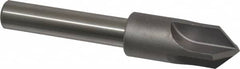 Keo - 3/4" Head Diam, 1/2" Shank Diam, 4 Flute 90° High Speed Steel Countersink - Bright Finish, 4-1/8" OAL, Single End, Straight Shank, Right Hand Cut - A1 Tooling