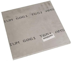 Value Collection - 1/2 Inch Thick x 8 Inch Wide x 8 Inch Long, Aluminum Plate - Alloy 6061 - A1 Tooling