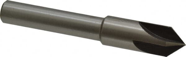 Interstate - 5/8" Head Diam, 1/2" Shank Diam, 4 Flute 82° High Speed Steel Countersink - A1 Tooling