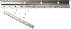 Steiner - 4' Long Galvanized Steel Dock Strip Door Mounting Hardware - Use with Strip Door - A1 Tooling