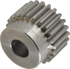 Browning - 12 Pitch, 2" Pitch Diam, 2.16" OD, 24 Tooth Spur Gear - 1" Face Width, 3/4" Bore Diam, 1-3/4" Hub Diam, 20° Pressure Angle, Steel - A1 Tooling