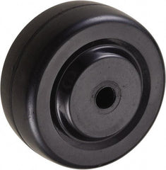 Value Collection - 3 Inch Diameter x 1-1/4 Inch Wide, Hard Rubber Caster Wheel - 160 Lb. Capacity, 1-1/2 Inch Hub Length, 3/8 Inch Axle Diameter, Self-Lube Bearing - A1 Tooling