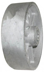 Value Collection - 4 Inch Diameter x 1-1/2 Inch Wide, Cast Iron Caster Wheel - 600 Lb. Capacity, 1-5/8 Inch Hub Length, 1/2 Inch Axle Diameter, Roller Bearing - A1 Tooling